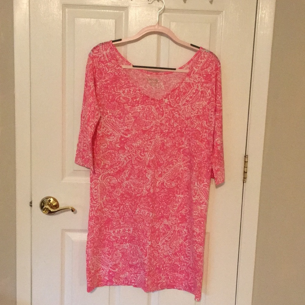 Lilly Pulitzer Eliza V Neck Dress Size M